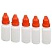 Lon0167 New 15ml PE Featured Plastic Squeezable Dropper reliable efficacy Dropping Round Bottle White Red 5pcs(id:ed2 be a5 99c)