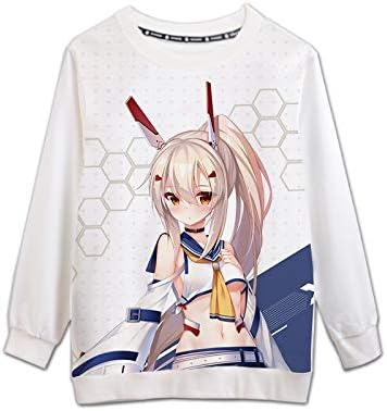 Amazon Hmp01 1c アズールレーン アズレン 綾波 長袖 スウェット 秋 シャツ コスプレ 同人 グッズ 衣装 服 メンズ パーカー カットソー アニメ コスチューム 衣装 漫々幻想 コスプレ 仮装 通販