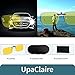 UpaClaire Night Vision Glasses Clip-on Anti-glare High Definition Vision Yellow Lens