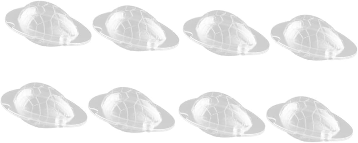 Luxshiny 8pcs Dinosaur Mold Chocolate and Cake Mold for Easter Eggs Grained Design for Desserts Candies