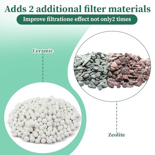 Image of 8 Pcs Aquarium Filter Cartridges for Tetra Whisper Filters,Fish Tank Filters Cartridges Compatible with Whisper Repto Filter,Replacement Cartridge Compatible with 10i /PF10 /IQ10(Medium)