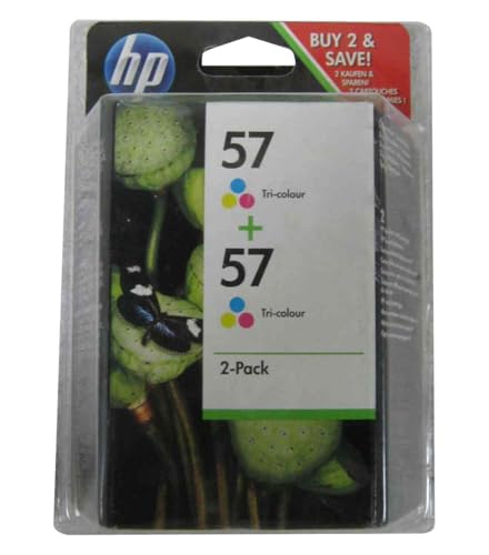 HP 57 pack de 2 cartouches C9503AE couleurs éclatantes haute fidélité