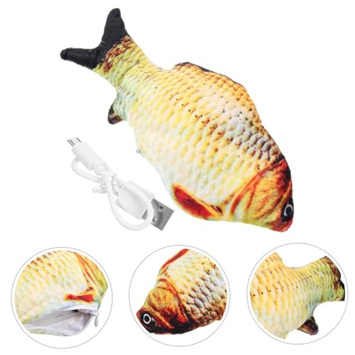 BUGUUYO 1Pc Simulação De Pelúcia Peixe Brinquedo De Peixe Artificial Brinquedo De Pelúcia Boneca De