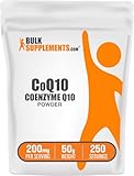 BulkSupplements.com Coenzyme Q10 Powder - Coenzyme Q10 200mg Supplement, Nutritional Supplement - Gluten Free, 200mg per Serving, 50g (1.8 oz) (Pack of 1)