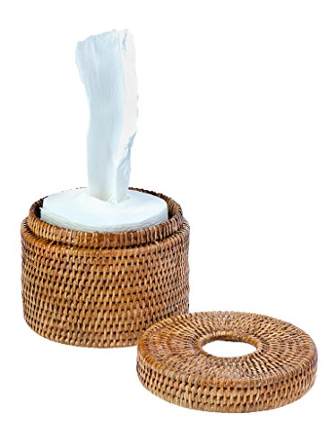 KOUBOO 1030072 La Jolla Toilet Roll Cover, Honey Brown - Thumbnail 4