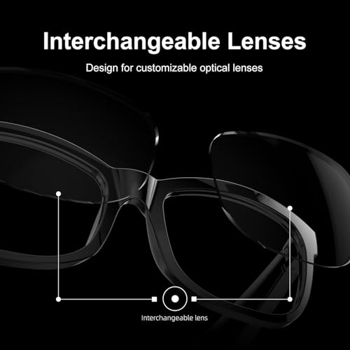 BluKaSa Smart Glasses | Bluetooth Glasses | 34g Ultra-Light Frame for Daily Use | Hands-Free Calls, Music & Voice Control | 8-10H Battery USB-C Charging(Photochromic Clear Lenses) by BluKaSa - Image 9