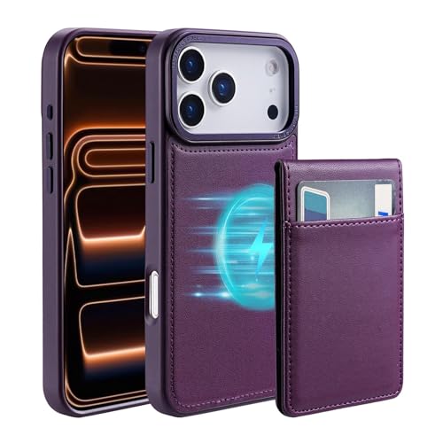 �ySUYYPW�z�K�p iPhone 13 Pro max �P�[�X MagSafe�Ή� ���C�����X�[�d �w�ʃJ�[�h�P�[�X�t�� ������ 2in1 �J�[�h���[ �X�^���h�@�\ ���C�z�� ���O���\ �������U�[ �A�C�t�H��13Promax �X�}�z�P�[�X �R�p�K�i 