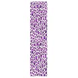 FRCSDIY Purple Leopard Spots Skateboard Grip Tape Sheet 33.1x9.1inch,Non Slip Sandpaper Scooter Grip Tape Longboard Griptape