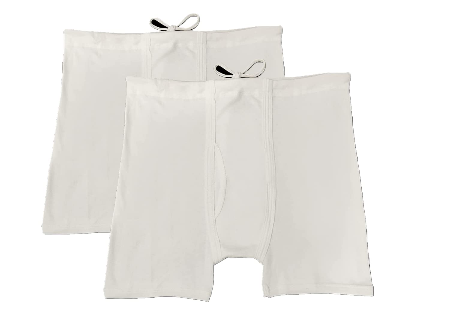 UNDERLOOPMUSTT Men's White Interlock Cotton Underwear with Strings(Nada Underwear) Pack of 2