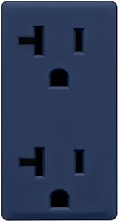 Leviton Renu RKR20-RN 20A Tamper Resistant Receptacle Color Change Kit (Rich Navy)
