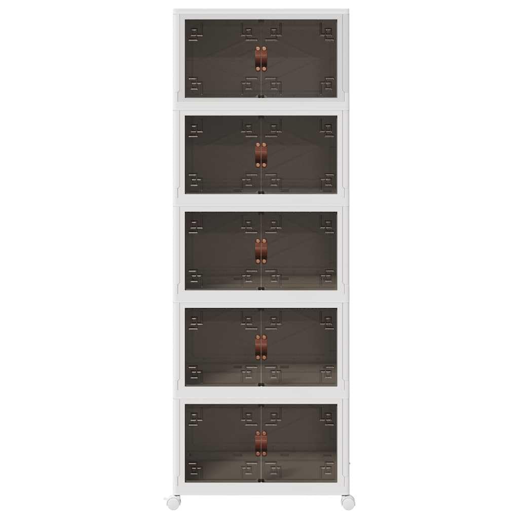 Caja de almacenaje apilable con Ruedas 5niveles 75L 64x40x179cm,Bricolaje,Herramientas,Carretillas de Carga,12.54kg-4012374