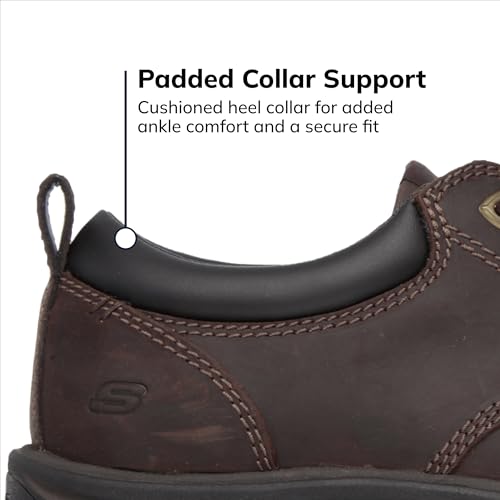 Skechers Skechers Men's Segment Rilar Oxford, Brown, 10.5 M US