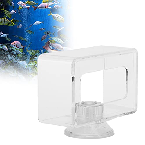 Feeding Ring Aquarium, Growth Fish Feeding Ring for Maintain Water Quality (Small size 6 * 10cm), transparent, Small size 6*10cm - Image 2