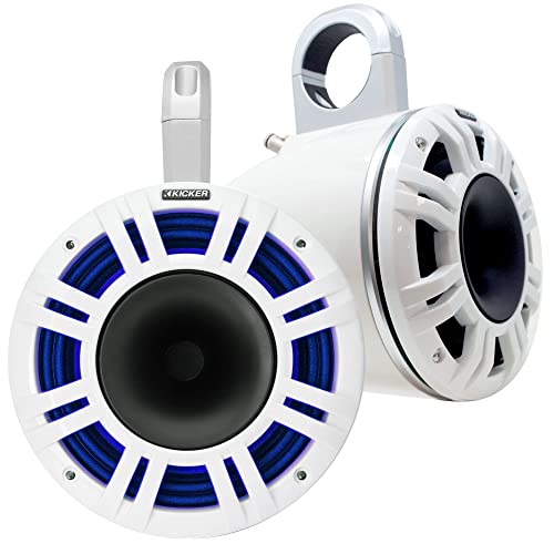 Kicker KMXL Tower Speaker Bundle - 8