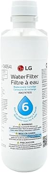 LG LT1000P - 6 Month / 200 Gallon Capacity Replacement Refrigerator Water Filter (NSF42, NSF53, and NSF401) ADQ74793501, ADQ75795105, AGF80300704, or AGF80300705 White