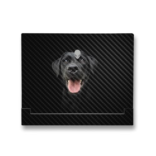 Image of MightySkins Carbon Fiber Skin Compatible with Alienware X14 R2 (2023) Full Wrap Kit - Black Lab | Protective, Durable Textured Carbon Fiber Finish | Easy to Apply & Change Styles | Made in The USA