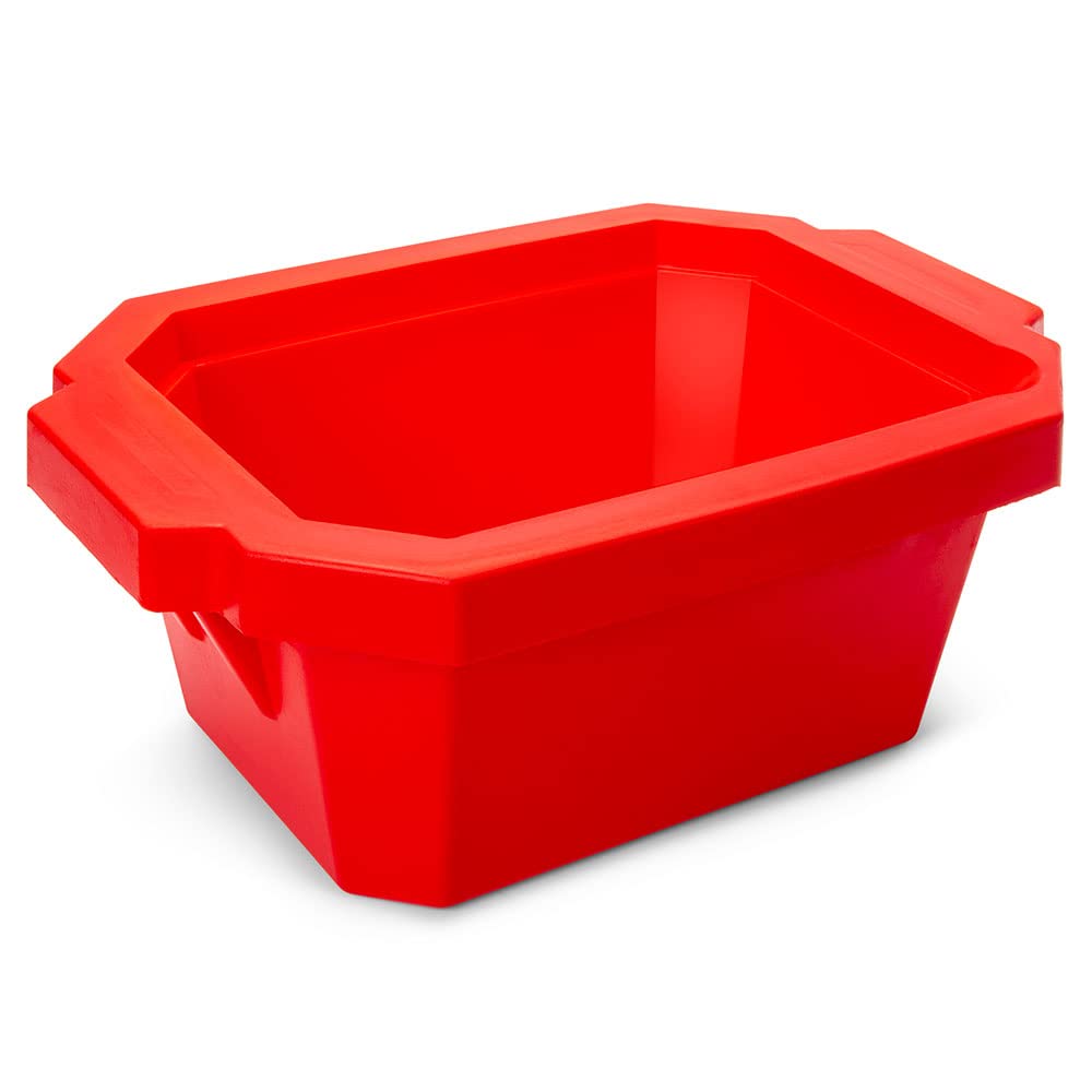 GLOBE SCIENTIFIC 455022R Ice Tray, 4 Liter, Red