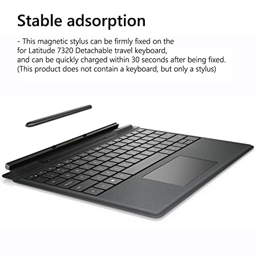 PN7320A Aktywny Rysik, ładowalny Magnetyczny Rysik z wymienną końcówką do Dell Latitude 7320 2 w 1 Tabletu, Wbudowany Akumulator Litowo-jonowy 100 MAh