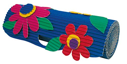 folia 740409 - Bastel Wellpappe, E-Welle, ca. 25 x 35 cm, 10 Bogen sortiert in 10 verschiedenen Farben (Packung mit 2)