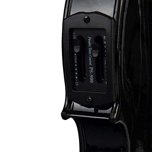 4/4 Full-Size Violino Elettrico in Legno Massello - Accessori Alta Qualità, Nero