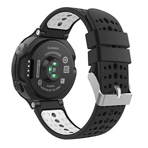 Image of Band Compatible with Garmin Forerunner 235, Soft Silicone Replacement Watch Band Strap Wristband for 220 /230 /235 /620 /630 /735XT /235 Lite Smart Watch for Women Men