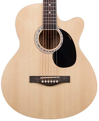 Image of JUAREZ Arpeggio 39 Inch Acoustic Guitar Kit, JRA39SR-NAT Spruce Top, Rosewood Fretboard & Bridge, Truss Rod, Chrome Die Cast Machine Tuners, Natural