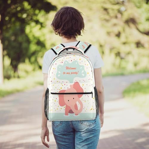 Sac à dos éléphant mignon pour école et loisirs ado - 6