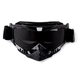 Adult Motorcycle /Off-Road/Dirt Bike Safety Goggles Screen Filter (Tawny)