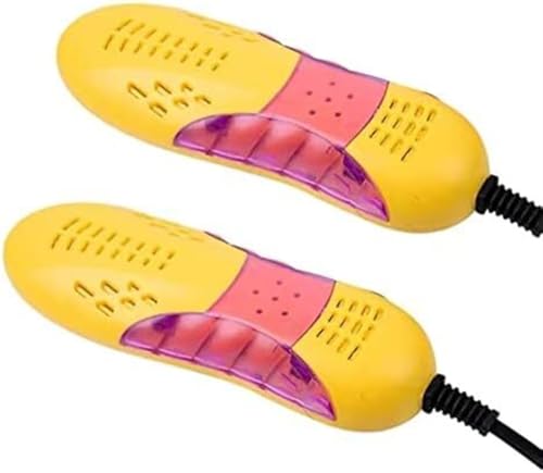Secador eléctrico para calzado y botas color amarillo
