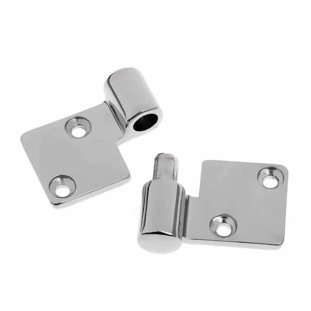 2X ZONADAH 316 Marine Stainless Steel Cast Hinges 90mm x 37mm Door Hinges for Fishing Boat Yacht Motorhome Folding Table Cabinet Wardrobe - Image 4