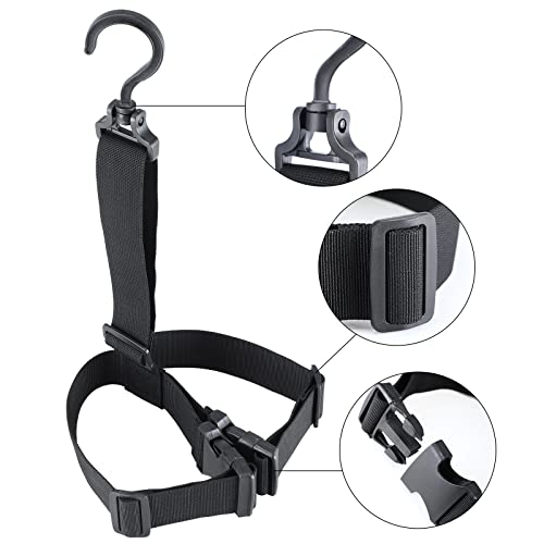 3 Pieces Fishing Wader Boot Hanger Fishing Boot Rack Men Boot Strap With Adjustable Belt And Swivel Hook Wader Boots Dryer Hanger For Storage Drying For Fishing Boots #TOP1