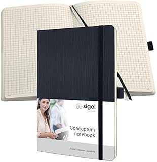 SIGEL CO321 Premium Notebook lined, A5, softcover, black - Conceptum