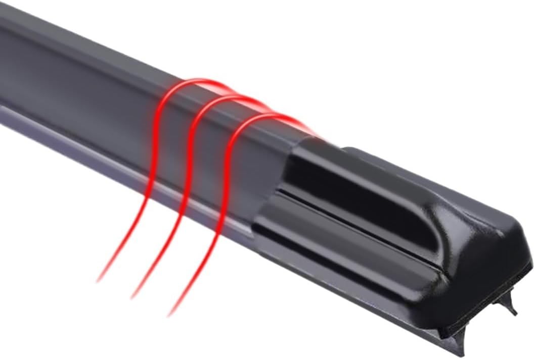 耐久性のあるダブルラバー製ワイパーブレード。2006～2014年式フォードギャラクシーMK3用。フロントリアフロントガラスワイパー、