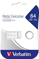 Verbatim Executive USB-Stick aus Metall - 64 GB - robuster Stick mit USB 2.0-Schnittstelle - inklusive praktischem Schlüsselring - silber, 98750 – Ansicht 7