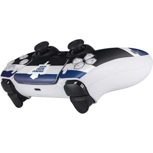 Skinit Decal Gaming Skin Compatible with PS5 Controller (2 Pack) - Officially Licensed NHL Toronto Maple Leafs Jersey Design