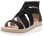 Womens Platform Sandals Zipper