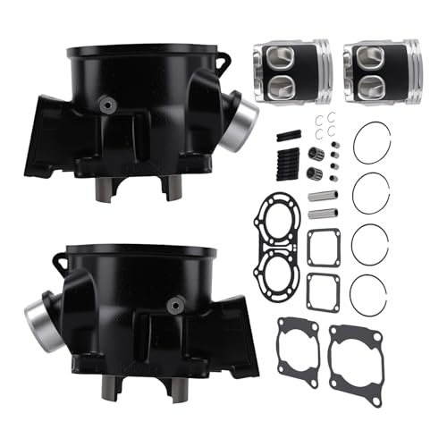 Kit de junta, pistón y culata de 64mm para motor ATV YFZ350 de 347cc