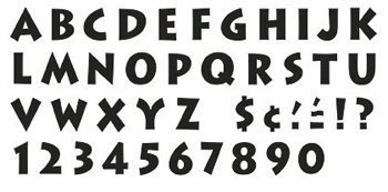 BLACK 4 INVENTURE READY LETTERS