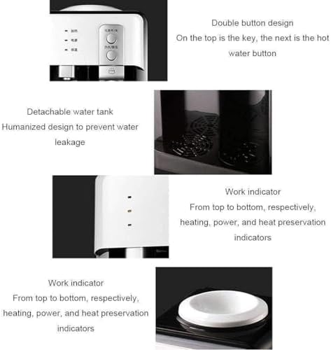 Electric Water Dispenser - Hot and Cold Cooler for Home and Office, Desktop Drinking Fountain Ideal for Coffee and Tea