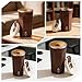 GOEDCH 304 Vaso agitador automático de acero inoxidable 400 ml: taza magnética recargable con USB Imagen de GOEDCH 304 Vaso agitador automático de acero inoxidable 400 ml: taza magnética recargable con USB