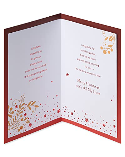 American Greetings Christmas Card For Wife (Grateful For Our Life Together) #TOP1
