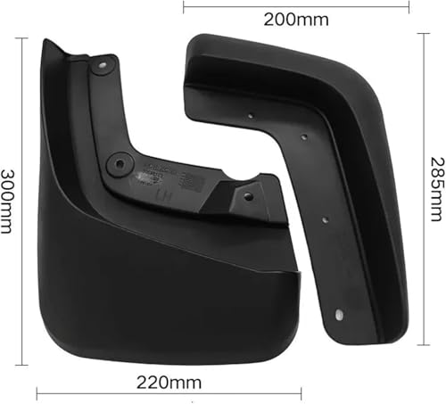 Garde-boue de qualité supérieure pour Volvo XC90 de 2007 à 2014, finition noire