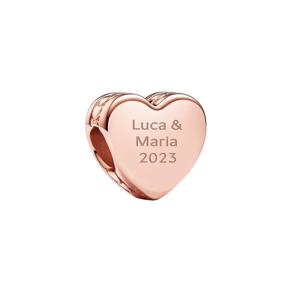 Pandora , womens Sterling Silver No Gemstone Bead Charm, Silver, One size -