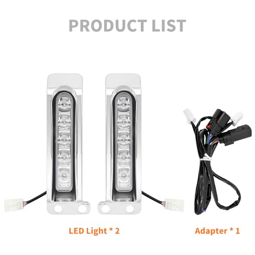 HCmotorku LED Fender Lights Fit for Harley Touring 2014-2024 by HCmotorku - Used condition - Image 4
