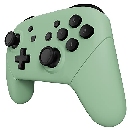 Extremerate Matcha Green Faceplate Backplate Handles For Nintendo Switch Pro Controller, Soft Touch Diy Replacement Grip Housing Shell Cover For Nintendo Switch Pro - Controller Not Included #TOP4