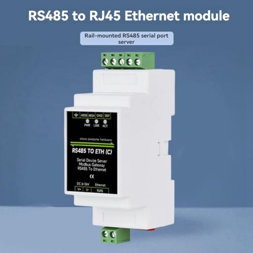 Convertisseur RS485 vers ETH isolé contre surtensions