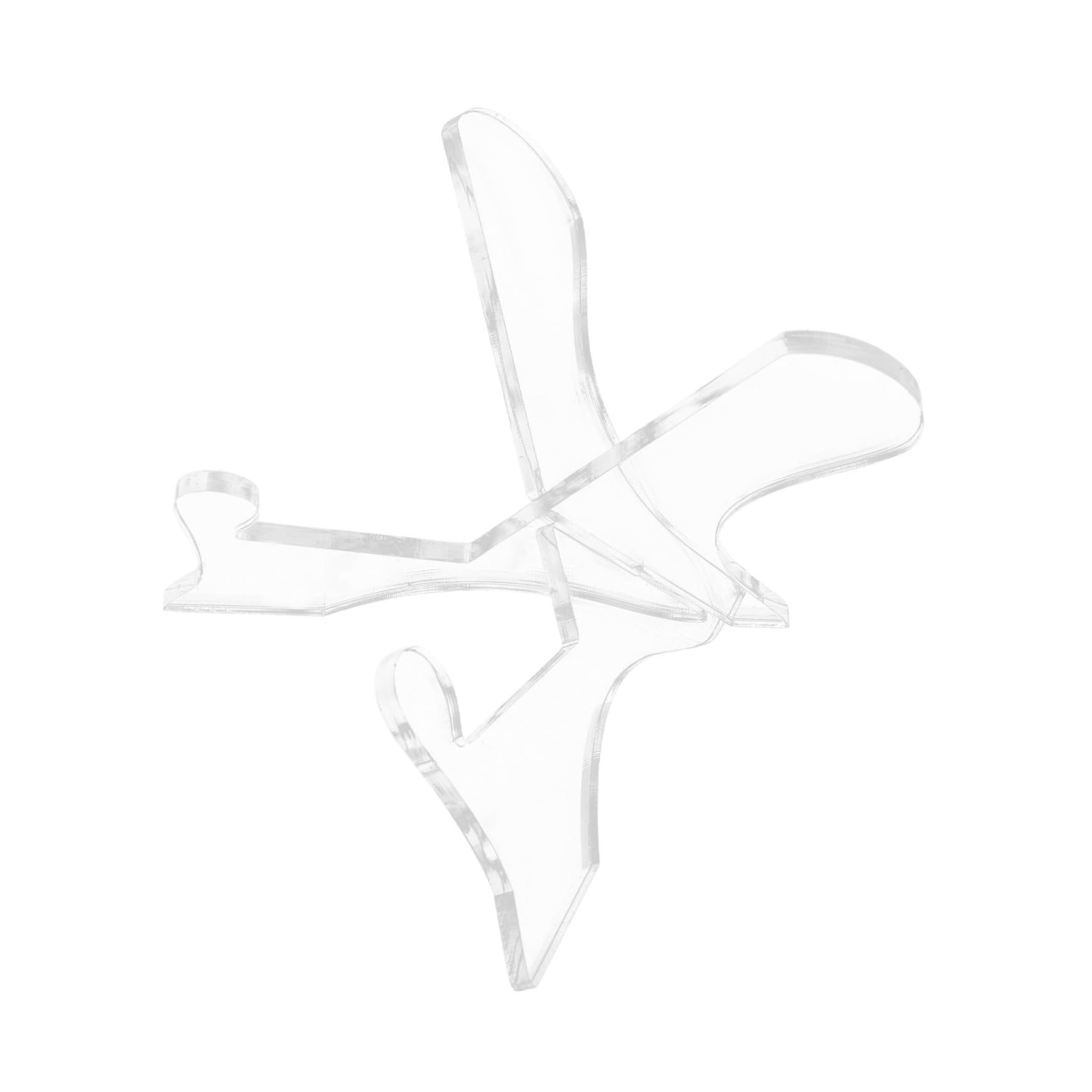 SOLUSTRE Acrylic Recipe Book Stand Multi-Functional Kitchen Holder Stylish Transparent Display Easel for Cooking Reading and Home Decor