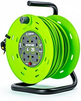 Status S25M13ACR2 13A 4 Socket Cable Reel with Thermal Out by Status International - View 4