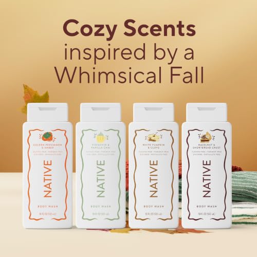 Native Body Wash Contains Naturally Derived Ingredients | For Women & Men, Sulfate, Paraben, & Dye Free Leaving Skin Soft and Hydrated | Limited Edition | Pistachio & Vanilla Chai 18 oz - image 9