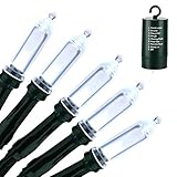 Toodour Christmas Lights, 33ft 100 LED Battery Operated Christmas String Lights with 8 Modes and Tim